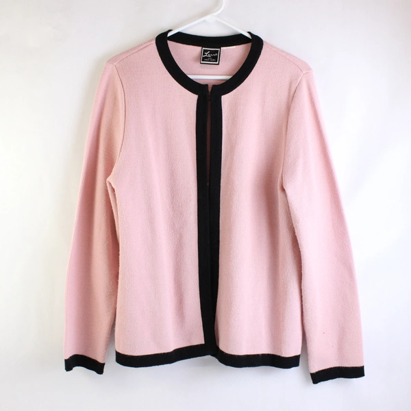 Lennie New York LNY Pink Open Front Cardigan Women's Sz M/L