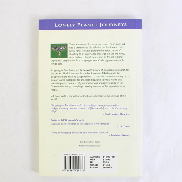 Lonely Planet Shopping for Buddhas by Jeff Greenwald 1996 Paperback