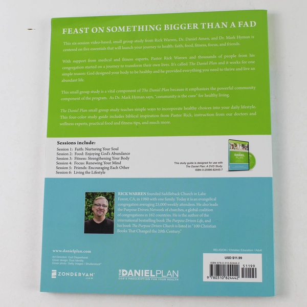 The Daniel Plan by Rick Warren & Mark Hyman 2013 Paperback - Good Condition