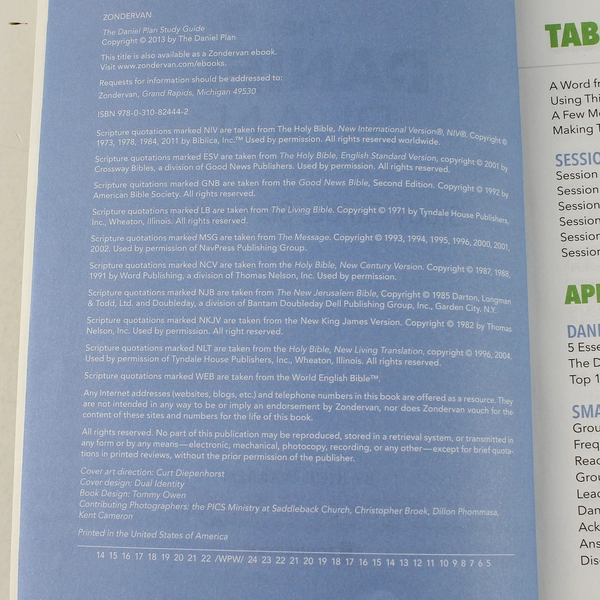 The Daniel Plan by Rick Warren & Mark Hyman 2013 Paperback - Good Condition