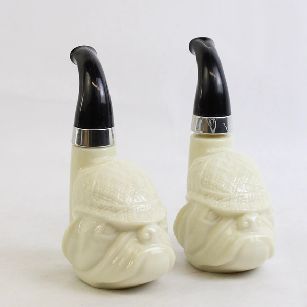 Lot Of 2 Empty Avon Aftershave Decanter Bottles Wild Country 6 Oz Vtg
