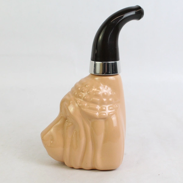 Vtg Avon 'Bloodhound Pipe' Wild Country Aftershave Empty Bottle 5 Oz