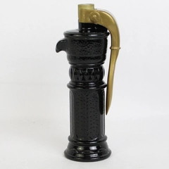 Vtg Avon Windjammer After Shave Lotion Empty Bottle 6 Oz Water Pump Brown Glass