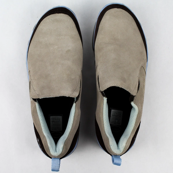 Dr. Scholls Wren Taupe Brown Suede Slip-On Shoes Women's Size 7.5M - Comfort Fit