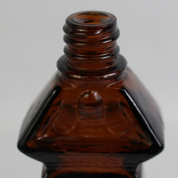 Vtg Avon Wild Country After Shave Clock & Thermometer Empty Bottle 5 Oz Brown