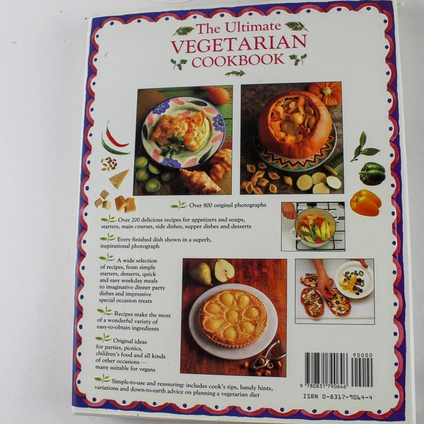 Ultimate Vegetarian Cookbook by Roz Denny 1994 Hardcover, Good Condition