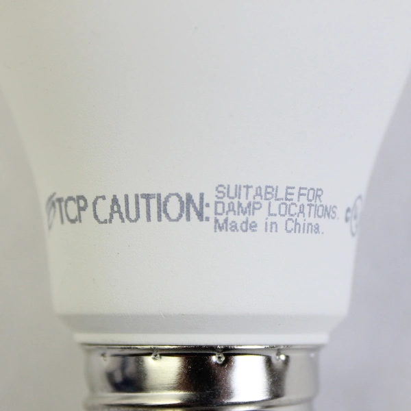 NIB TCP LED Dimmable Lightbulb 60W Incandescent 800 lm 25,000 hrs