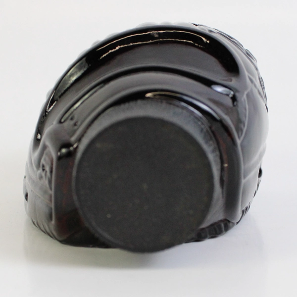 Vtg Avon Wild Country After Shave Empty Bottle 5 Oz Brown Glass Baseball Glove