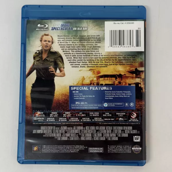 Australia with Hugh Jackman & Nicole Kidman Blu-ray 2008