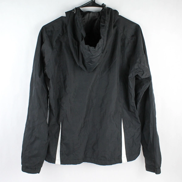 Sport-Tek Saxon Soccer Women's Black Full-Zip Windbreaker Size S - Pre-Owned