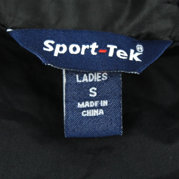 Sport-Tek Saxon Soccer Women's Black Full-Zip Windbreaker Size S - Pre-Owned