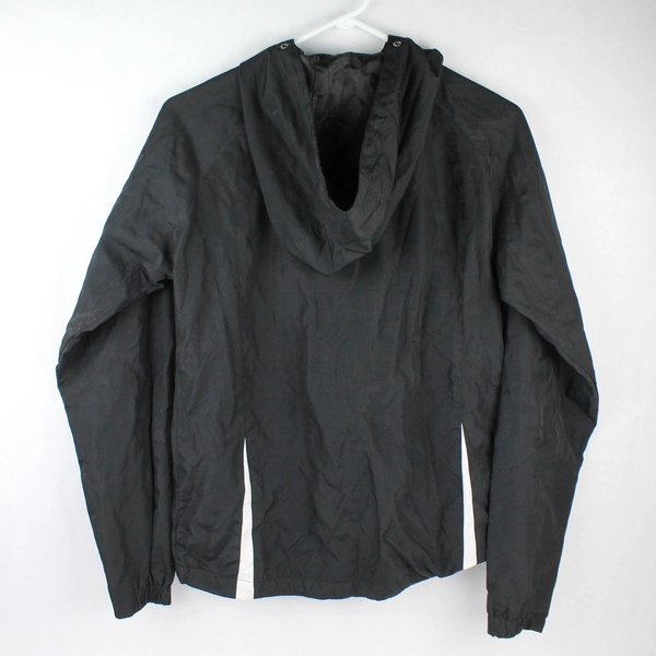 Sport-Tek Saxon Soccer Women's Black Full-Zip Windbreaker Size S - Pre-Owned