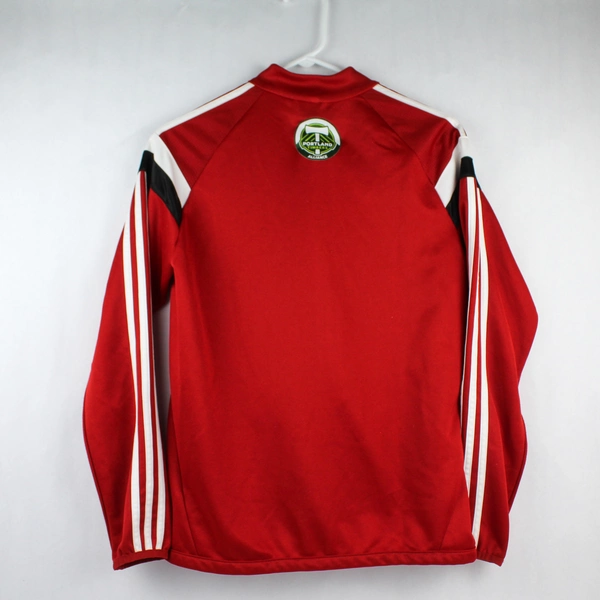 Adidas Capital Futbol Club Timbers Youth Large Red Full-Zip Jacket - Activewear