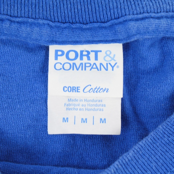 Port & Company The Great Junior Wave Blue Long-Sleeved T-Shirt M