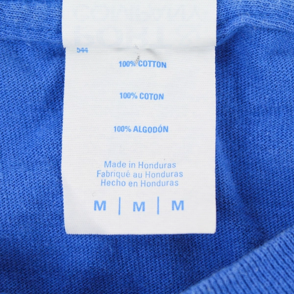 Port & Company The Great Junior Wave Blue Long-Sleeved T-Shirt M