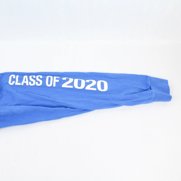 Port & Company The Great Junior Wave Blue Long-Sleeved T-Shirt M