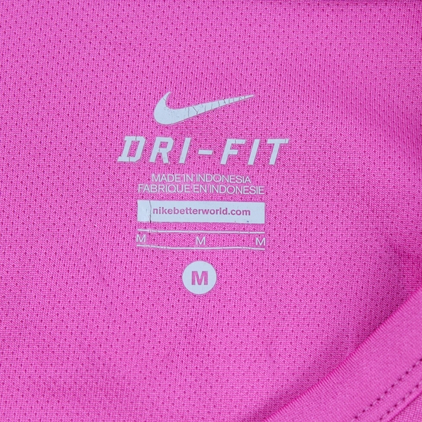 Nike Dri-Fit Linfield University Pink V-Neck Jersey Women's Medium Activewear