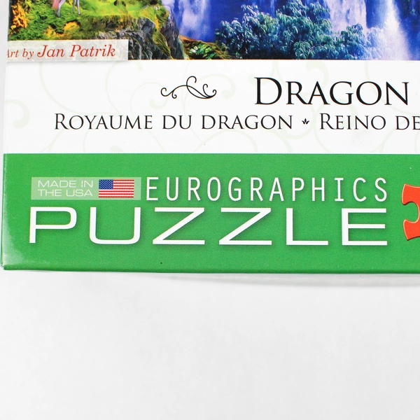 Dragon Kingdom 500 Large Piece Jigsaw Puzzle Eurographics 19 x 27 Complete