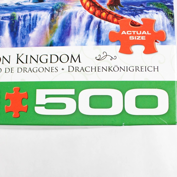 Dragon Kingdom 500 Large Piece Jigsaw Puzzle Eurographics 19 x 27 Complete