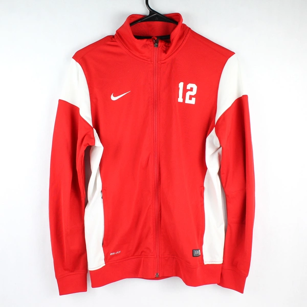 Nike Dri-Fit Salem Saxons Women's Medium Red Full-Zip Athletic Jacket