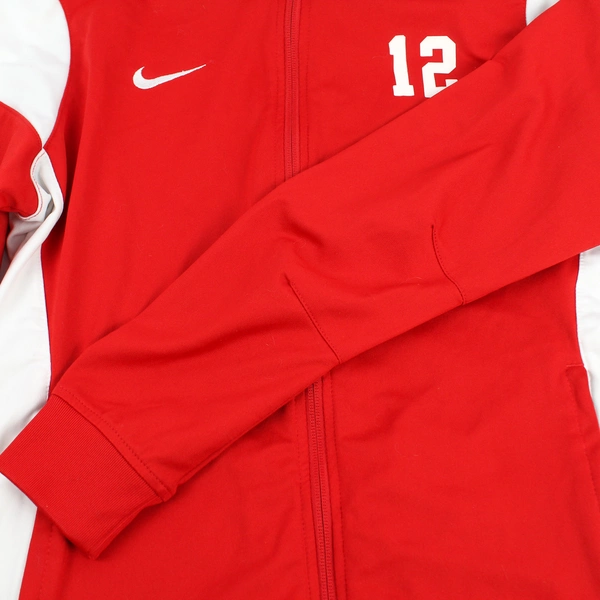 Nike Dri-Fit Salem Saxons Women's Medium Red Full-Zip Athletic Jacket