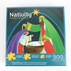 Nativity Family Puzzle 500 Pieces 20" x 16" Christmas Religious