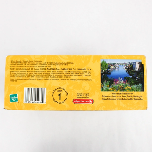 Big Ben 1000 Piece Puzzle Photo by Terry Donnelly House Boats in Seattle, WA