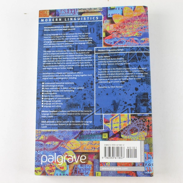 Sociolinguistics: A Reader and Coursebook by Coupland & Jaworski, 1997 PB