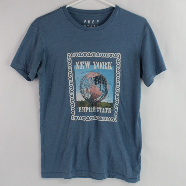 Free State New York Empire State Graphic T-Shirt Men's Size XS Blue