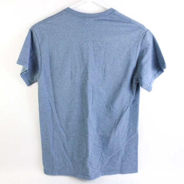Gildan Men's California Republic T Shirt Top Size Small Blue Graphic Print