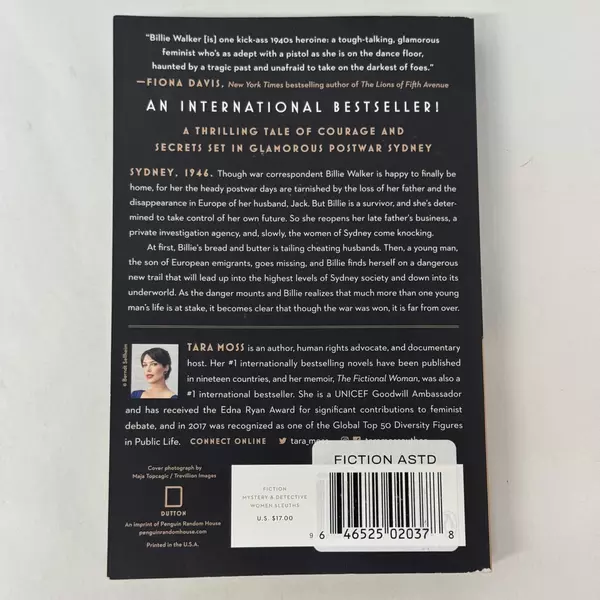 The War Widow by Tara Moss 2020 Paperback