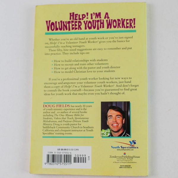 Help I'm a Volunteer Youth Worker by Doug Fields 1992 Paperback