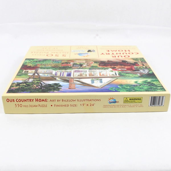 SunsOut Our Country Home 550 Piece Jigsaw Puzzle By Bigelow Illustrations