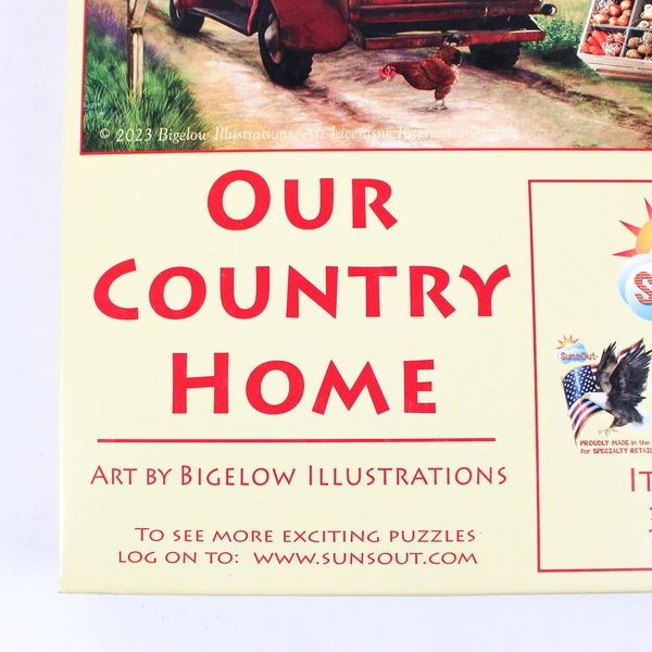 SunsOut Our Country Home 550 Piece Jigsaw Puzzle By Bigelow Illustrations