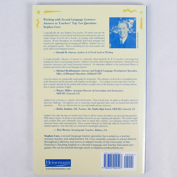 Working with Second Language Learners by Stephen Cary 2000 - Good Condition