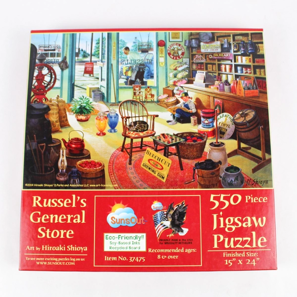 SunsOut Russel's General Store 550 pc Jigsaw Puzzle 37475