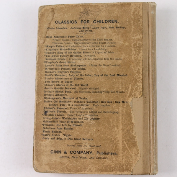 Tales Of A Grandfather Sir Walter Scott 1885 Classics For Children HC Ginn Vtg