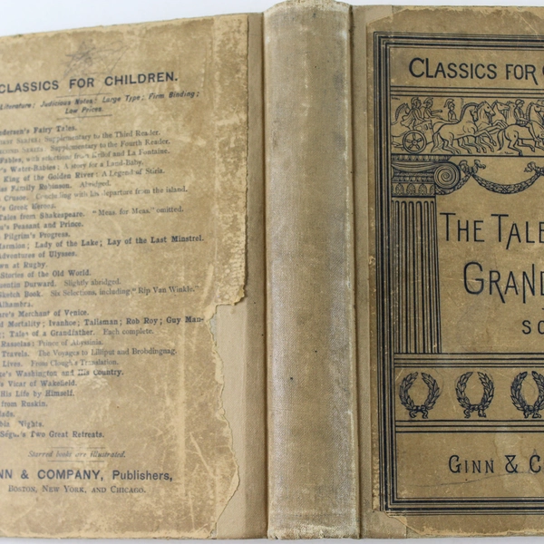 Tales Of A Grandfather Sir Walter Scott 1885 Classics For Children HC Ginn Vtg