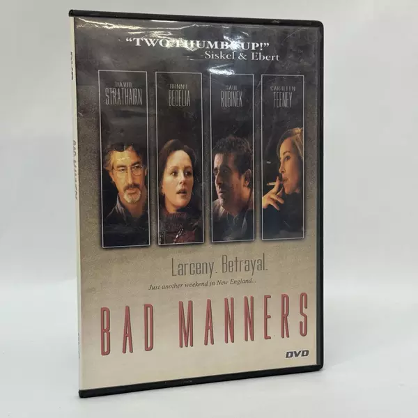 Bad Manners DVD 1998 David Strathairn Bonnie Bedelia Saul Rubinek