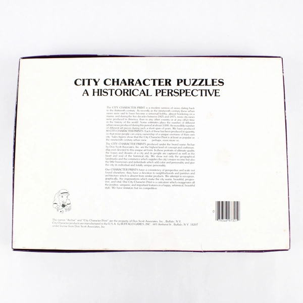 City of Detroit Jigsaw Puzzle Buffalo Games 504 Pieces 1988 Complete
