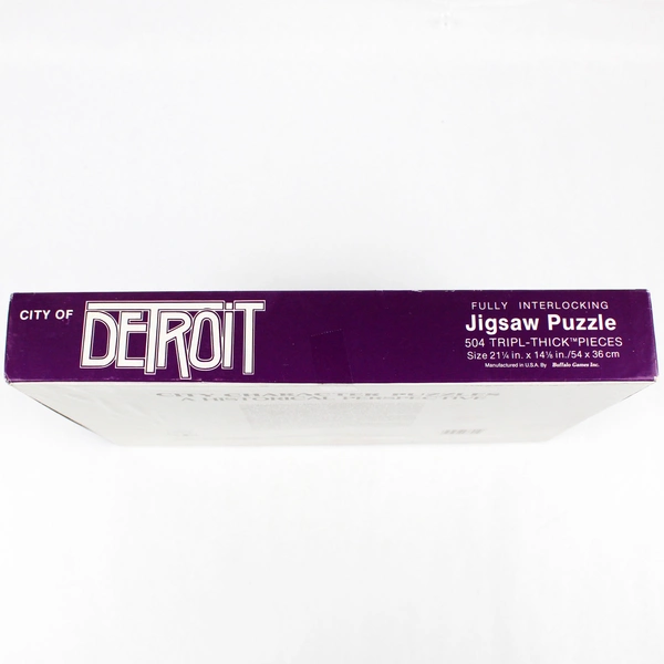City of Detroit Jigsaw Puzzle Buffalo Games 504 Pieces 1988 Complete