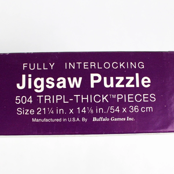 City of Detroit Jigsaw Puzzle Buffalo Games 504 Pieces 1988 Complete