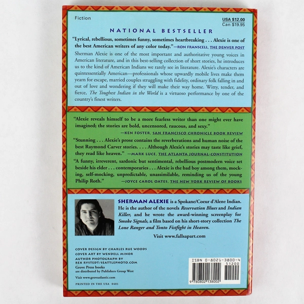 The Toughest Indian in the World by Sherman Alexie 2000 Trade Paperback - Good