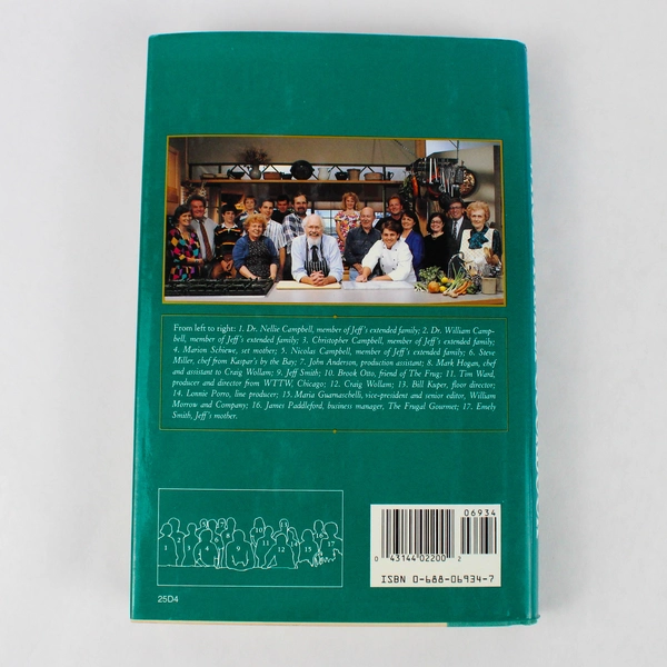 Jeff Smith The Frugal Gourmet Whole Family Cookbook 1992 Hardcover Dust Jacket