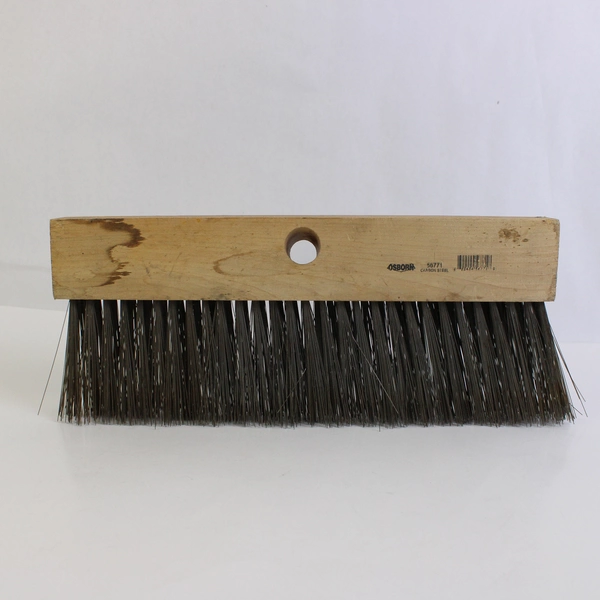 Lot of 2 Steel Wire Brushes With Wooden Handles