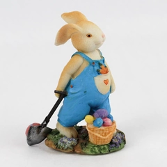 Limited Edition Bunny Gardens Collection Bunny Beans And Egg Factory Figurine