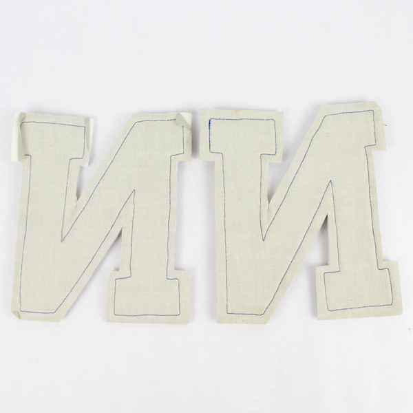 Lot of 2 Letter N Letterman's Sweater Patches