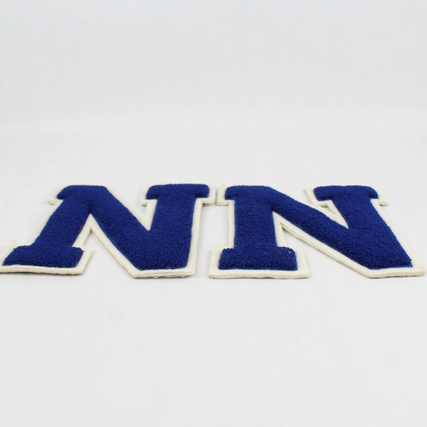 Lot of 2 Letter N Letterman's Sweater Patches