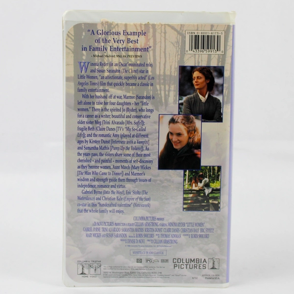 Little Women VHS Movie Columbia Tristar 1994