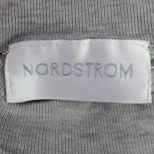 Nordstrom Light Gray Long-Sleeved Cotton Shirt Men's Medium - Good Condition